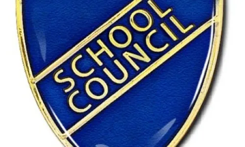 school council badge