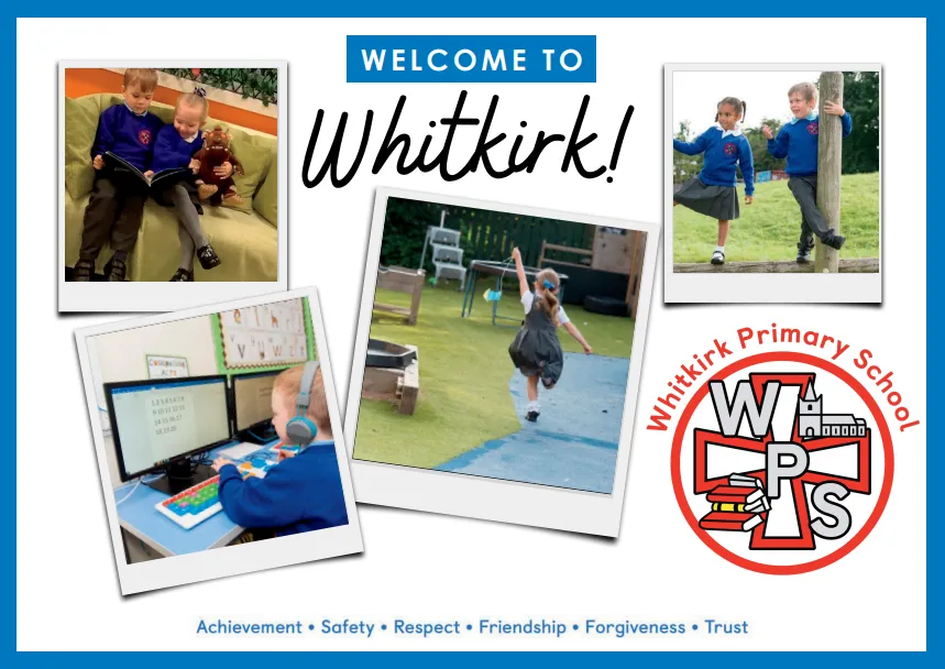 Welcome to Whitkirk  postcard
